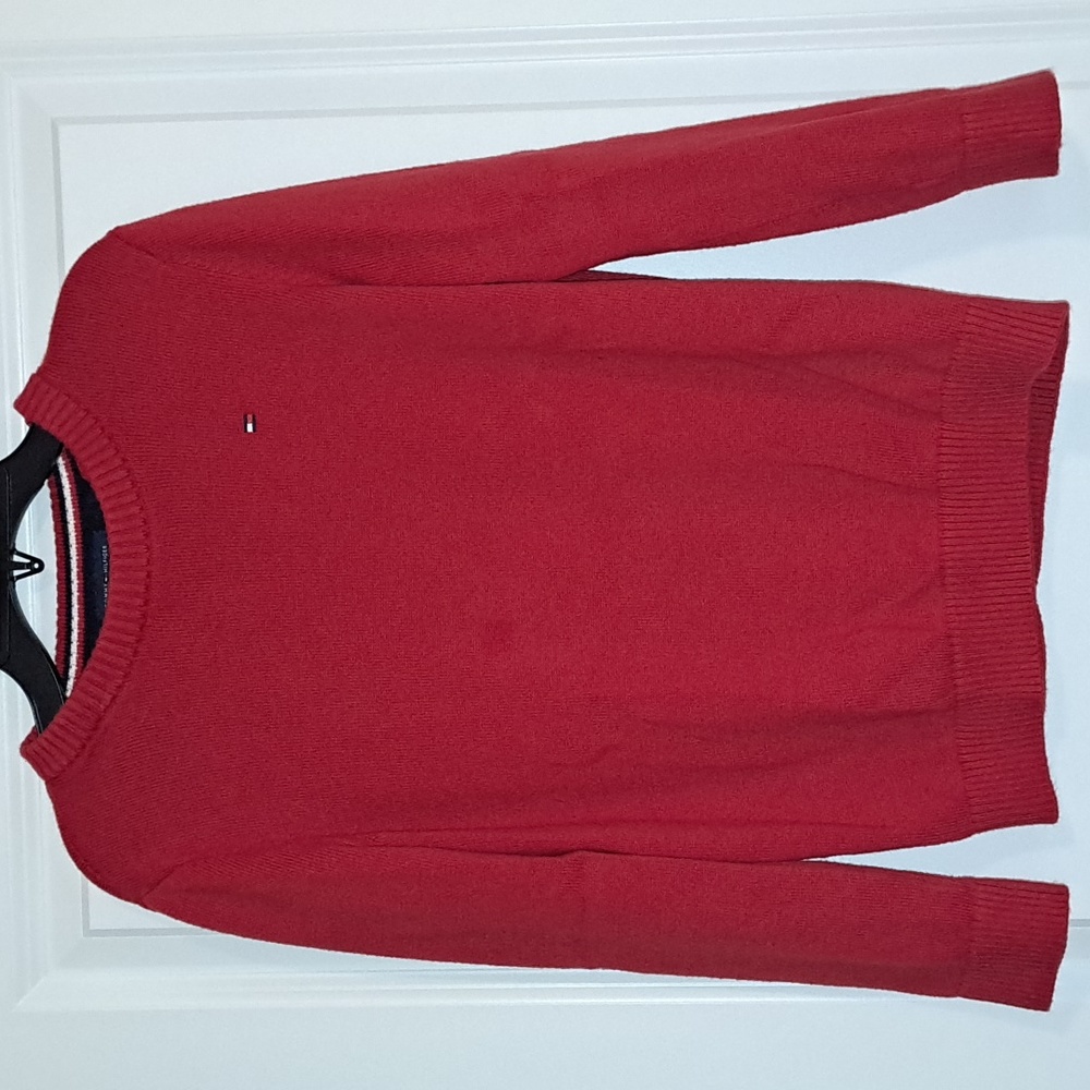 Red Tommy Hilfiger Sweater